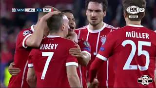 Sevilla vs Bayern Munich 12 Resumen Highlights Goles UCL 2018 [upl. by Power]