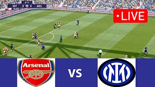 🔴Arsenal vs Inter Millan LIVE FOOTBALL MATCH TODAY I Arsenal Football Live I Pes 21 Game [upl. by Athiste]