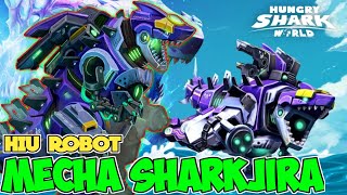 Hungry Shark World  Mecha Sharkjira Shark Terkuat  Gameplay amp Update Terbaru 2024 [upl. by Enimajneb]