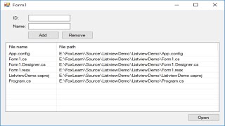 C Tutorial  ListView Control  FoxLearn [upl. by Angelita]