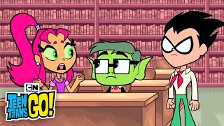 Back to School  Teen Titans Go  Cartoon Network [upl. by Nolyarb]