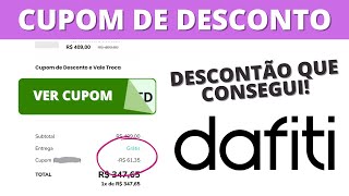 CUPOM DE DESCONTO DAFITI SETEMBRO 2024 🔥🔥🔥 COMPRAS NA DAFITI SITE DA DAFITI É CONFIÁVEL NOVIDADES [upl. by Oramlub]