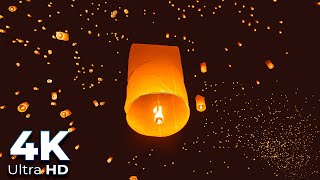 Amazing Lantern Festival in 4K Ultra HD  4K Rise Lantern Festival  The Lights Fest  Earth Spirit [upl. by Pontone]