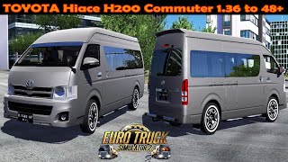 Review Toyota Hiace H200 Commuter Ets2 [upl. by Florette745]