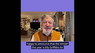 Stephen Fry announces the Listening Books Members Choice Award Winner 2023 [upl. by Adranoel]