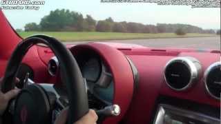 Koenigsegg Agera R vs Ferrari 599 GTB cam inside Koenigsegg bring on the F12Berlinetta Next [upl. by Iaria]