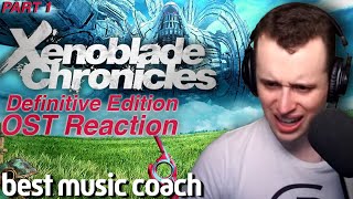 Part 1 of 4 My First Time Hearing Xenoblade DE OST  Reaction to Original Sound Track [upl. by Ahseikal11]