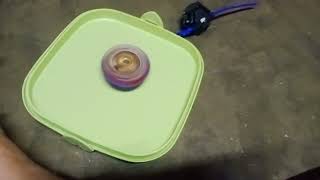 Achilles vs 2plastic gen burst remake beyblades [upl. by Hwu]