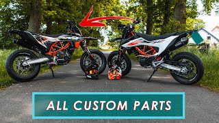 Everything I changed  KTM 690 SMC R Mods  Walkaround [upl. by Narine]