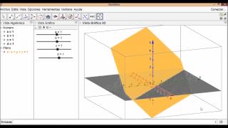 Planos en GeoGebra 5 0 [upl. by Malvina356]