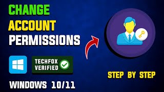 How to Change Account Permissions in Windows  Full Guide [upl. by Seward]