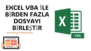 Excel VBAMacro ile birden fazla dosyayı tek tıkla birleştir  konsolide et  1 excel [upl. by Eemaj]