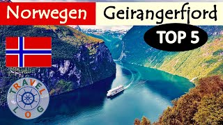 Norwegen Geirangerfjord  Highlights  Top 5 [upl. by Duval661]