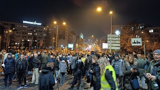 UŽIVO barikade u Novom Sadu od 18h do ponoći [upl. by Amando]