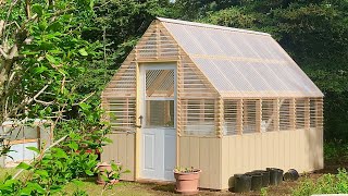 Small DIY Greenhouse [upl. by Darsey]