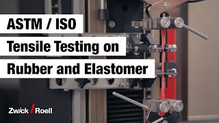 ASTM  ISO  Tensile Testing on Rubber and Elastomer [upl. by Kiraa]