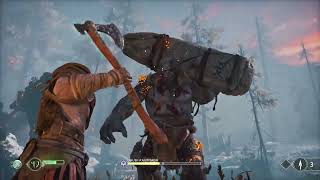 Kratos 1st Fight With Daudi Kaupmadr  God Of War  Gameplay [upl. by Heidt]