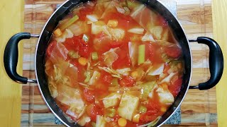 Diet Cabbage Soup Lose Ten Pounds In A Week And Delicious [upl. by Kcirdek644]