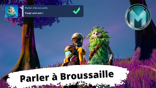 Parler à Broussaille  Défi Quête Guide  Fortnite  Chapitre 2 saison 7 [upl. by Nnagem]