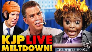 Cringe Jean Pierre Throws Psychotic Meltdown As White House Press ATTACK Her Over Hunter Pardon LIES [upl. by Artapoelc68]