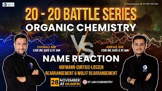 IIT JAM CHEMISTRY HofmannCurtiusLossenWolff Rearrangement Reaction [upl. by Anits]