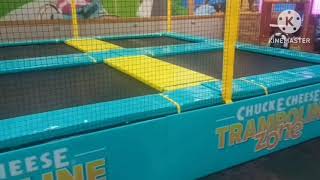 Chuck E Cheese Edison Njs New Trampoline Zone Short Video [upl. by Arraek330]