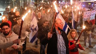 Democracy now Israelis protest Netanyahus new rightwing government • FRANCE 24 English [upl. by Bokaj]