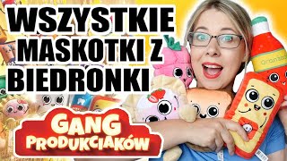 WSZYSTKIE MASKOTKI Z BIEDRONKI GANG PRODUKCIAKÓW biedronka gangprodukciakow [upl. by Nadnerb]