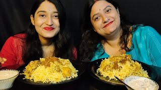 EATING SHOW BIRYANI RAITABIRYANI EATING CHALLENGE BENGALIEATING CHALLENGE [upl. by Newhall530]