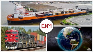 Así funcionará el Ferrobuque del Corredor Interoceánico del Istmo de Tehuantepec [upl. by Suoirrad320]