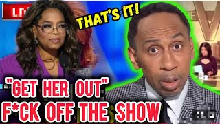 Oprah VISIBLY SHAKE after Stephen ASmith HALTS Show Loses His mind over this [upl. by Vokay]