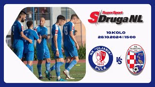 26102024 1500   10 kolo  SuperSport Druga NL  NK Uljanik P v NK Marsonia [upl. by Ozner]