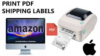 Amazon FBA Tips How to Print FBA Warehouse Label amp Shipping Label on Mac Tutorial UPDATED 2019 [upl. by Sulecram]