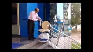 Handicare Straight Stairlift Installation at Bangalore Aarding Stairlifts [upl. by Bouchard]