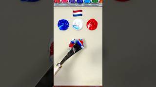 What color do mixed flags make part 4 paintmixing colormixing satisfyingart asmart tapping [upl. by Allevon717]