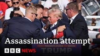 Donald Trump assassination attempt suspect named by FBI as Thomas Matthew Crooks  BBC News [upl. by Nolyag]