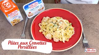 PATES AUX CREVETTES PERSILLEES [upl. by Mcknight]