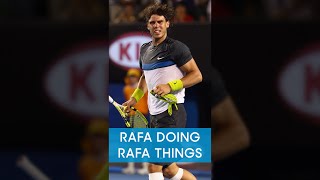 Rafael Nadal the ARTIST 🎨 [upl. by Airdnas]