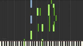 je vais t aimer  synthesia  piano notas [upl. by Shela67]