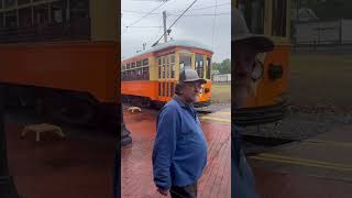 Double Truck BIRNEY Street Car arrives ROCKHILL FURNACE Pennsylvania on May 9 2024 [upl. by Notxed]