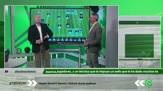 Alineación del Betis ante el Atletico en RTVBetis alineacion [upl. by Neveda]