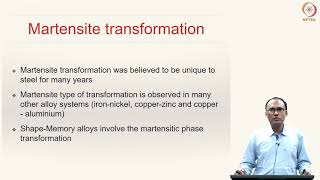 Lecture 36  Martensite Transformation CCT Diagram [upl. by Ilke223]