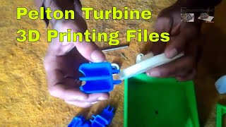 How to Make Pelton Wheel Turbine on 3D Printer [upl. by Leeke]