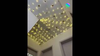 Christmas ceiling decor ✨ [upl. by Arimas]