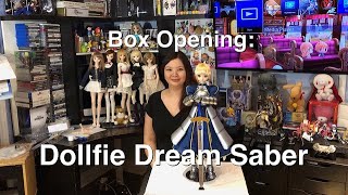 Box Opening Dollfie Dream Saber Altria Pendragon Fate Grand Order [upl. by Leiria]