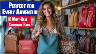 Top 16 Best Crossbody Bags for Travel on Amazon – Stylish amp Secure Picks for 2024 [upl. by Yttel]