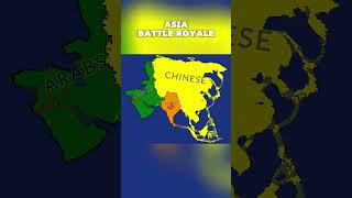 Asia Battle Royale countryballs war mapping asia [upl. by Naujahs]