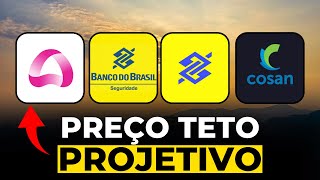 COMO CALCULAR PREÃ‡O TETO PROJETIVO DE UMA AÃ‡ÃƒO NA PRÃTICA  BBAS3 CSAN3 AURE3 E CXSE3 [upl. by Zaremski]