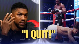 2 MIN AGO ANTHONY JOSHUA DROPS BOMBSHELL AFTER LOSS AGAINST DANIEL DUBOIS [upl. by Cas]