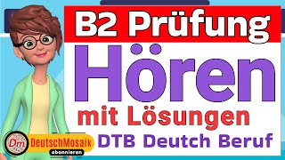 Hören  B2 Prüfung Beruf  mit Lösungen  DTB 2024  Teil 14 [upl. by Oznola]